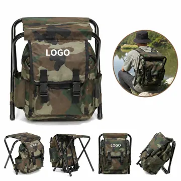 Folding Cooler Camping Chair with Insulated Bag for Outdoor