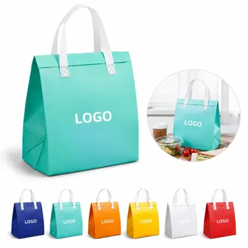 Insulated Foil Lunch Bag, Reusable Non-Woven Thermal Carrier