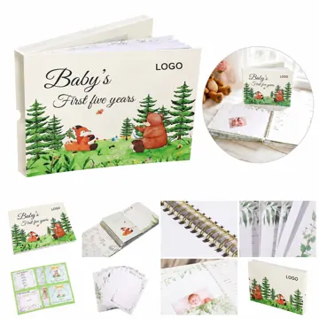 Baby Memory Book Hardcover Keepsake Journal for Boys Girls