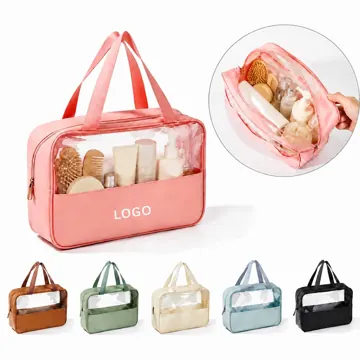 Large Capacity Transparent Waterproof Cosmetic Bag