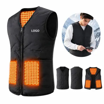 5-Zone USB Heated Vest for Outdoor & Indoor Warmth