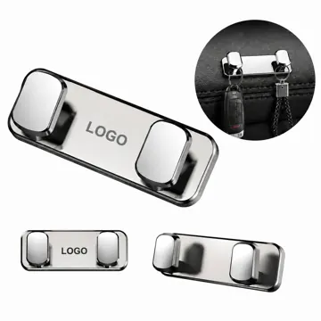 Multi-Function Alloy Car Hanging Hook Organizer for Headrest