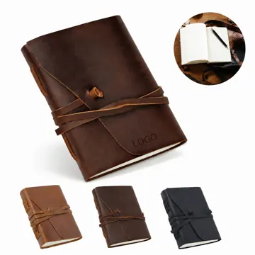 Vintage Leather Journal Handmade Cowhide Notebook