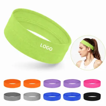 Non-Slip Sweat Headband for Sports with Silicone Grip