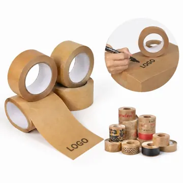 Eco Kraft Paper Tape, Writable Biodegradable Adhesive