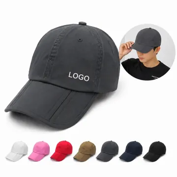 Foldable Breathable Baseball Cap with Adjustable Strap
