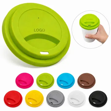 Food Grade Silicone Cup Lid, Reusable Leak-Proof Cover