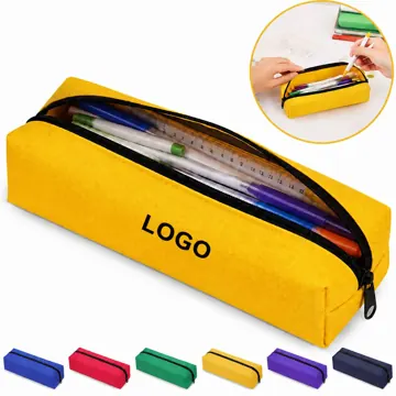 Durable Oxford Pencil Case with Zipper for School Office