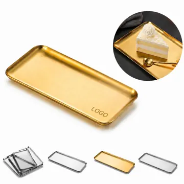 Stainless Steel Multi-Purpose Tray with Raised Edges