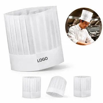 Disposable Breathable Non-Woven Chef Hat for Professional