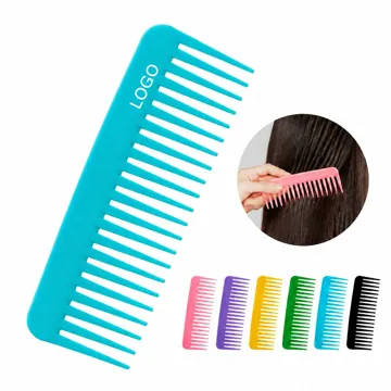 Wide-Tooth Detangling Comb for Travel, Gentle on Wet or Dry