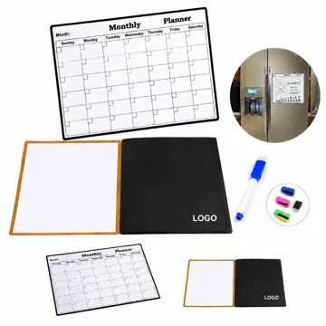Magnetic Message Board with Erasable Dry-Erase Surface