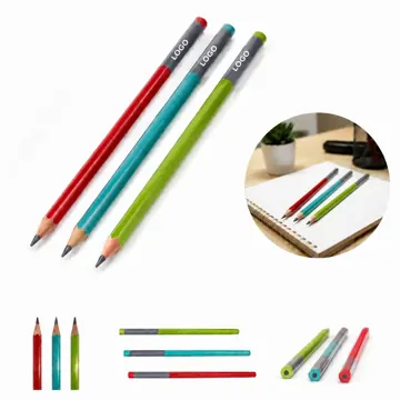 Pre-sharpened 2B Wooden Pencils, Hexagonal Grip