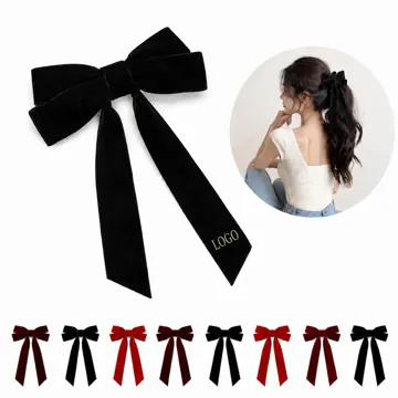 Elegant Velvet Bow Alligator Clip for Hair Styling