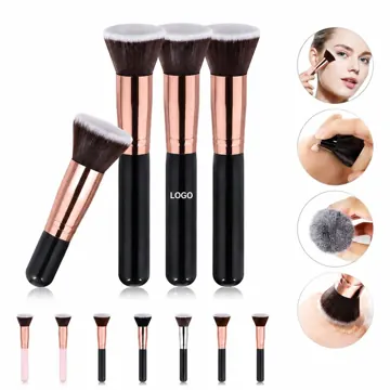 Multipurpose Flat Blush Powder Brush with Soft Dense