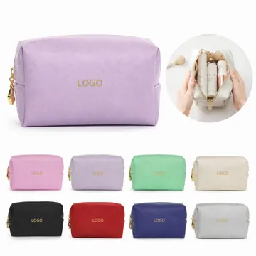 Waterproof PU Cosmetic Bag with Smooth Zipper