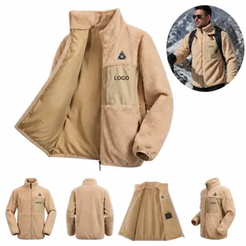 Heated Fleece Jacket with Adjustable Battery-Powered Warmth