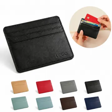 Slim PU Card Holder Business Card Sleeve Gift