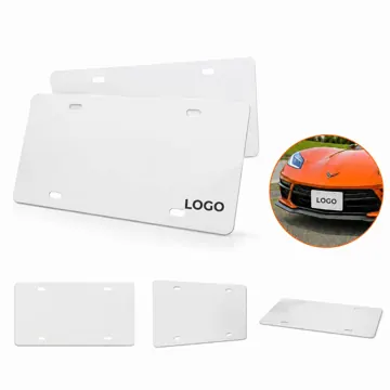 Custom Durable Aluminum License Plate for Vehicle ID