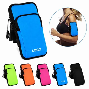 Water-Resistant Phone Armband with Touchscreen Window
