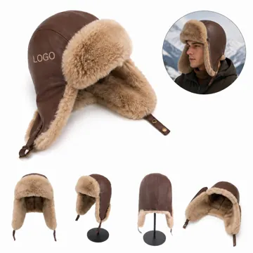 Winter Trapper Hat Windproof Ear Flap Cap for Cold Weather