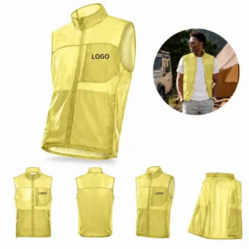 UPF50+ Packable Lightweight Windproof Vest for Outdoor