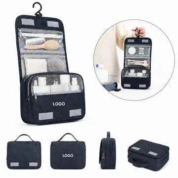 Hanging Travel Toiletry Bag with Sturdy Hook