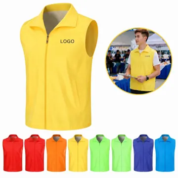 High-Visibility Volunteer Vest with Reflective Strips