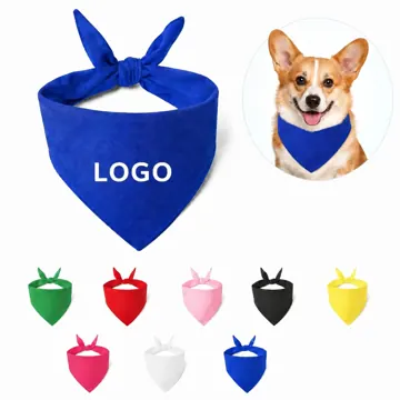 Custom Polyester Quick-Dry Dog Bandana Towel for Bath