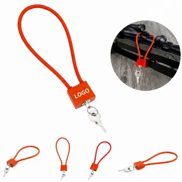 Heavy Duty Cable Gun Lock with Keys for Firearm Safety