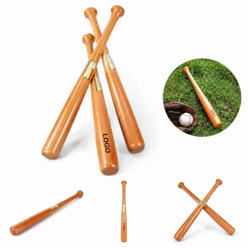 Solid Wood Baseball Bat for Strength Training & Swing