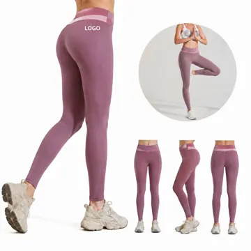 Seamless High-Waist Yoga Leggings with Four-Way Stretch