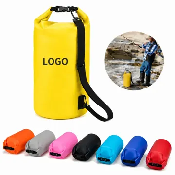 10L PVC Waterproof Dry Bag with Shoulder Strap