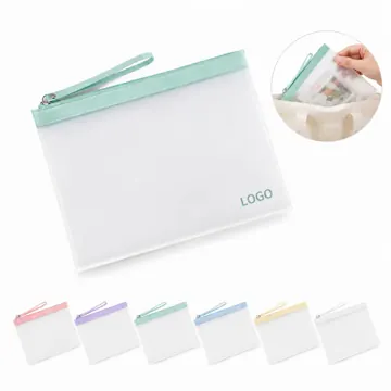 A4 Waterproof Zipper File Bag with Multiple Compartments
