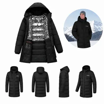 USB Heated Jacket 3-Zone with Battery Pack for Outdoor