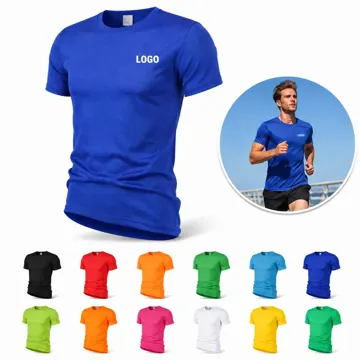 Men's Women's Quick-Dry Mesh Sport T-Shirt Short Sleeve