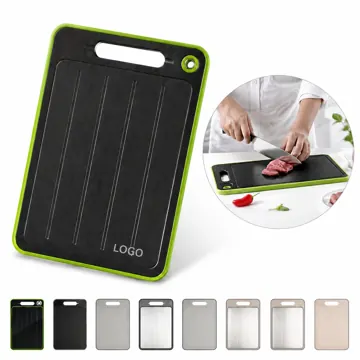 Dual-Sided Aluminum Defrosting Cutting Board with Groove