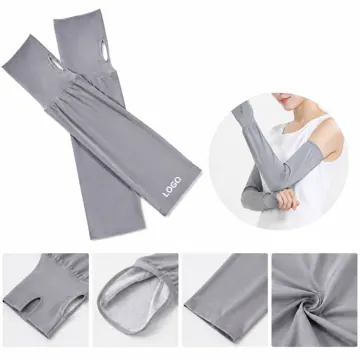 UPF 50 Loose Cooling Ice Arm Sleeves for Men Women Sun