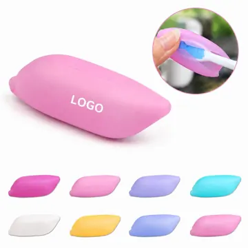 Portable Silicone Toothbrush Holder, Candy-Colored Wall