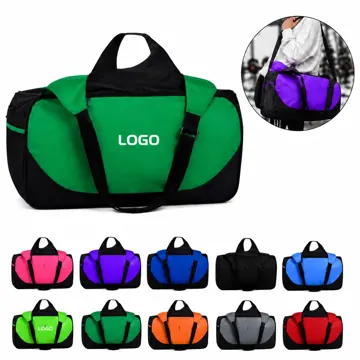 Water-Resistant Yoga Duffel Bag with Mat Holder