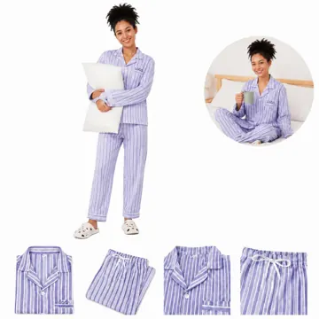 Hospital-Grade Poly-Cotton Patient Gown Set, Open-Back