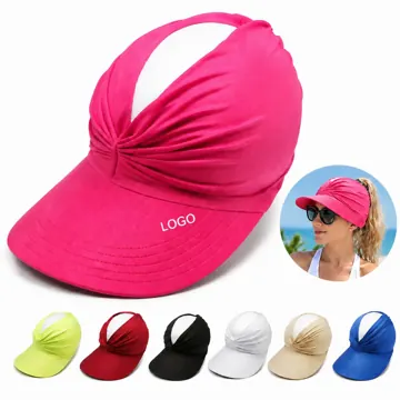 Adjustable Wide Brim Visor Hat for Sun Protection