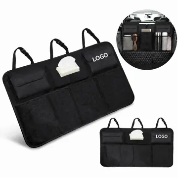 Car Trunk Organizer with Adjustable Straps, Large Capacity