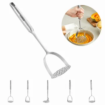 Heavy Duty Stainless Steel Potato Masher with Ergonomic