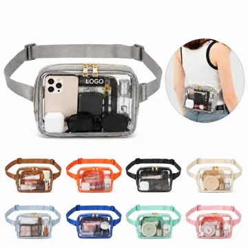 Waterproof Clear Fanny Pack Crossbody Bag for Concerts