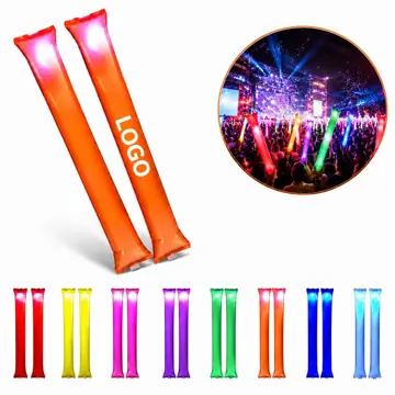 LED Inflatable Cheer Sticks with Bright Illumination