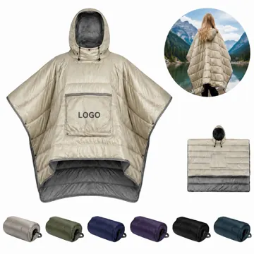 Wearable Camping Sleeping Bag with Insulated Hood