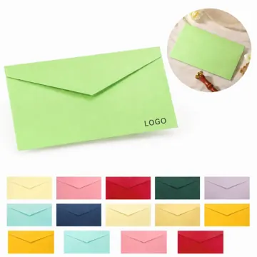 10-Color Customizable Invitation Envelopes for Weddings