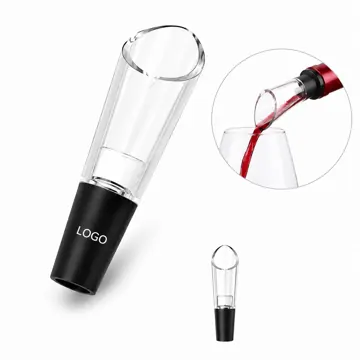 Spill-Proof Acrylic Wine Pourer with Aerator for Clean