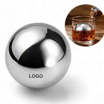 Stainless Steel Ice Cubes Reusable Whiskey Chilling Balls